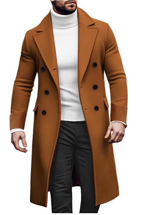 Elegant double-breasted coat for men with modern cut Lune London