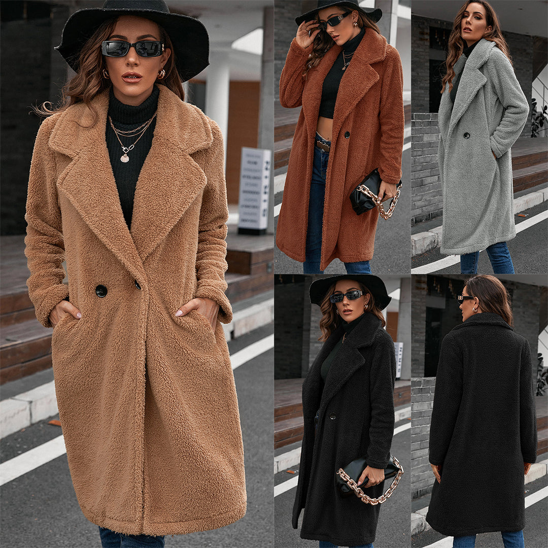 Ladies Teddy-Coat in Oversize Chic Style