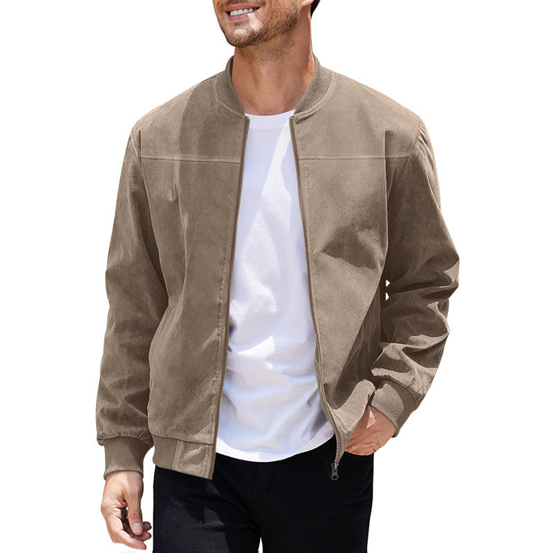 Elegant bomber jacket for men in high-quality velvet Lune London