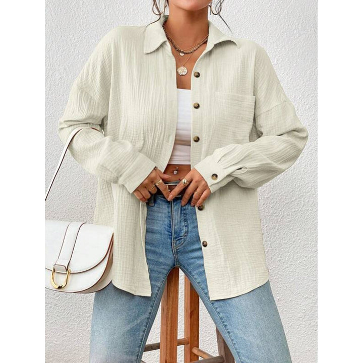 Casual overshirt for women with button details Lune London