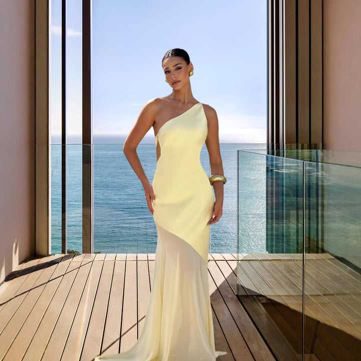 Lune London Asymmetrical Evening Dress for Women