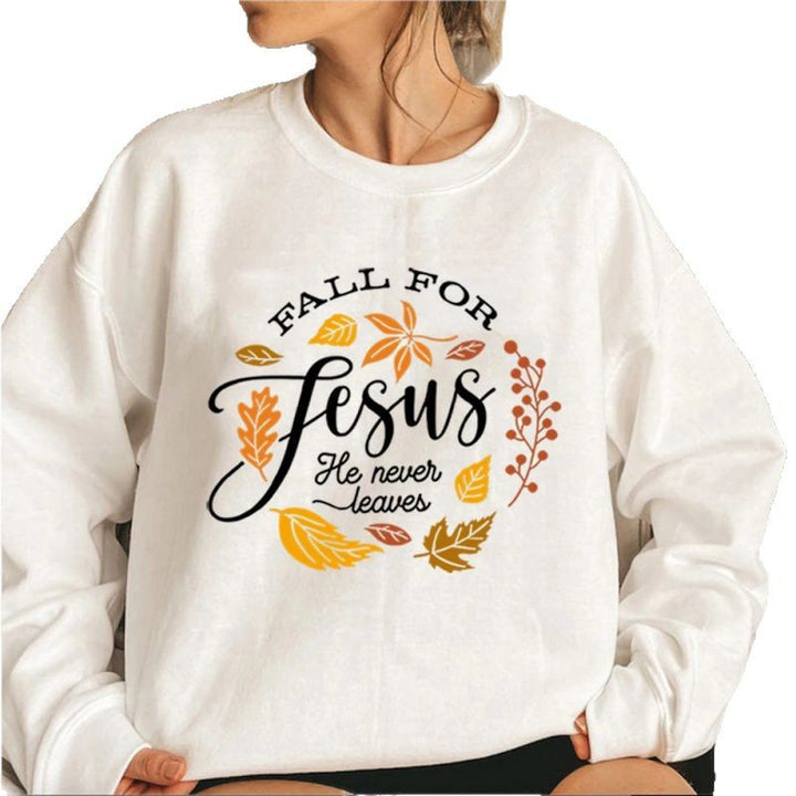 Sweatshirt pour femmes avec un design botanique automnal inspirant et une doublure intérieure agréablement douce Chic & Stil