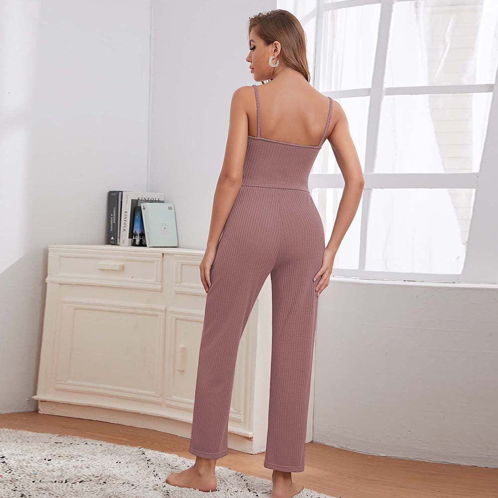 Ensemble de loisirs pour femmes avec taille élastique à cordon de serrage et coupe confortable Chic & Stil