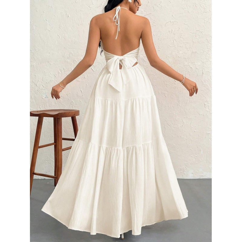 Layered Backless Maxi Dress Lune London for Women