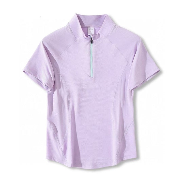 Top de sport fonctionnel pour femmes avec fermeture éclair Chic & Stil