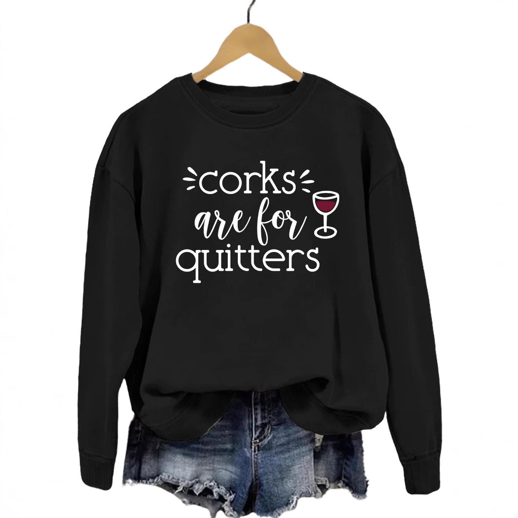 Sweatshirt pour femmes avec slogan créatif et coupe décontractée Chic & Stil