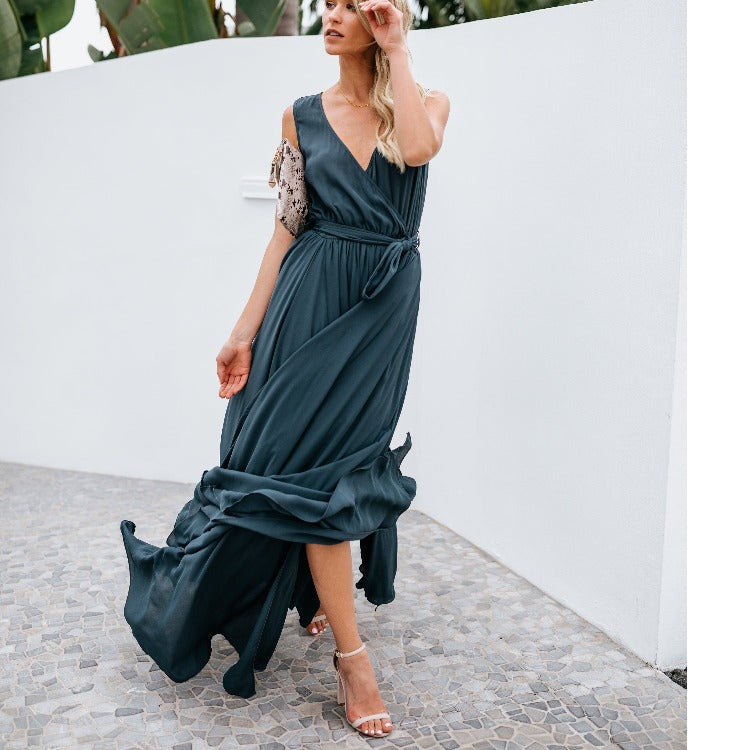 Ladies Elegant Maxi Dress Lune London