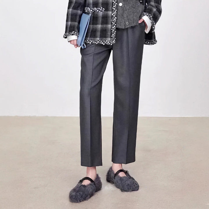 Pull en tricot surdimensionné pour femmes avec col montant Chic & Stil
