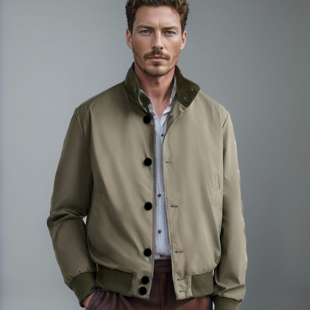 Men's sporty transition jacket with zip Lune London