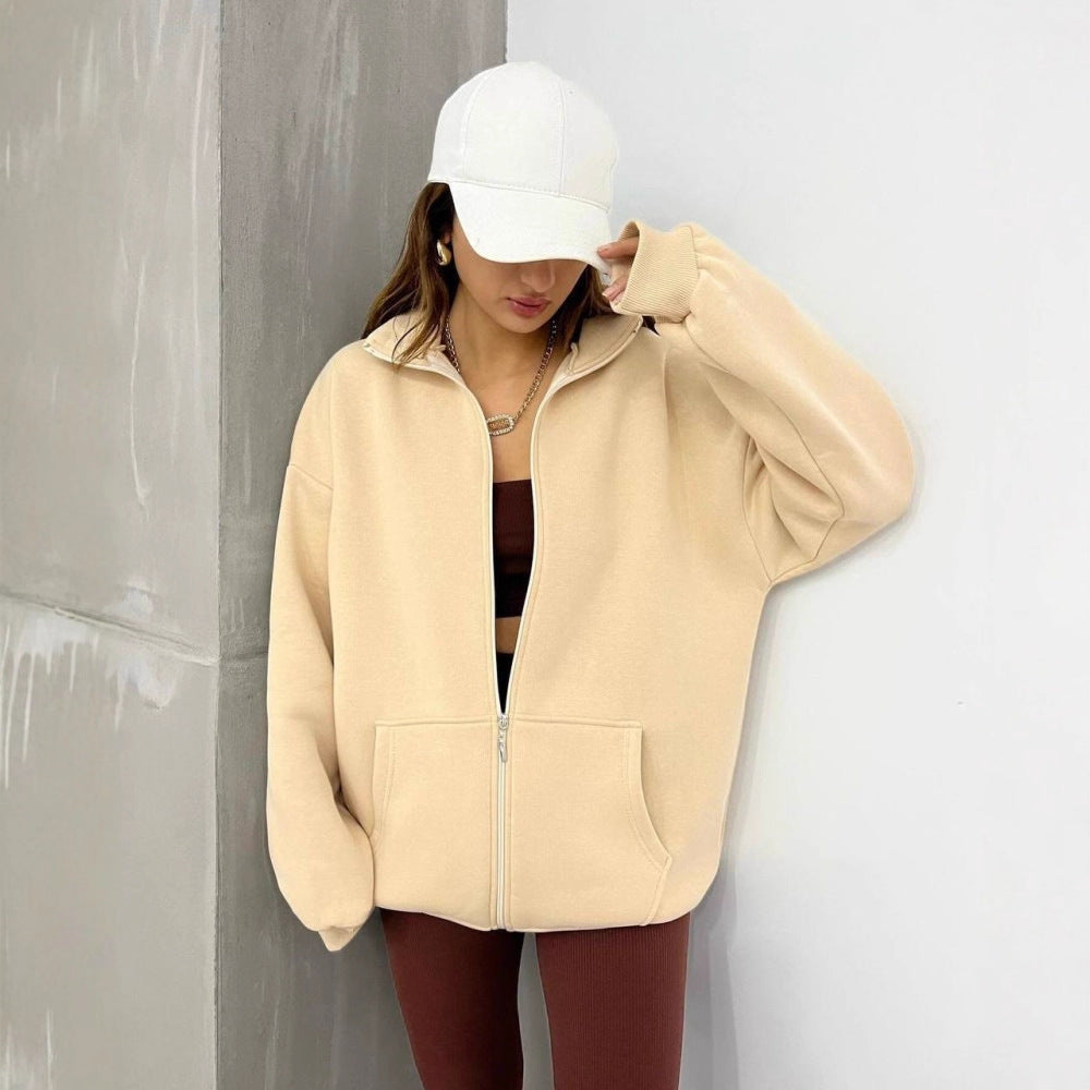 Oversized hoodie for women in soft material Lune London