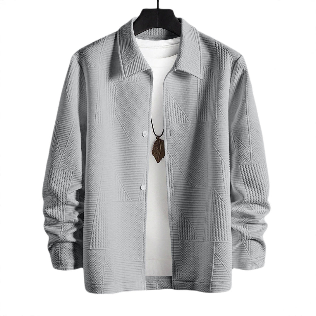 Shirt jacket for men, with a structured design and practical buttons Lune London