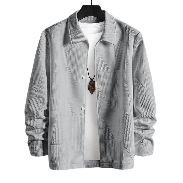Shirt jacket for men, with a structured design and practical buttons Lune London