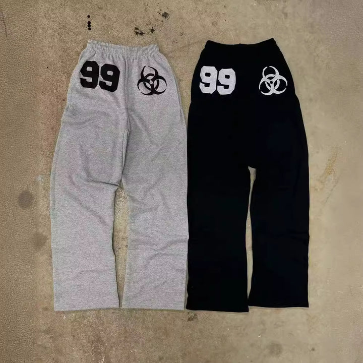 Women's sweatpants with urban biohazard design and comfortable fit Chic & Stil