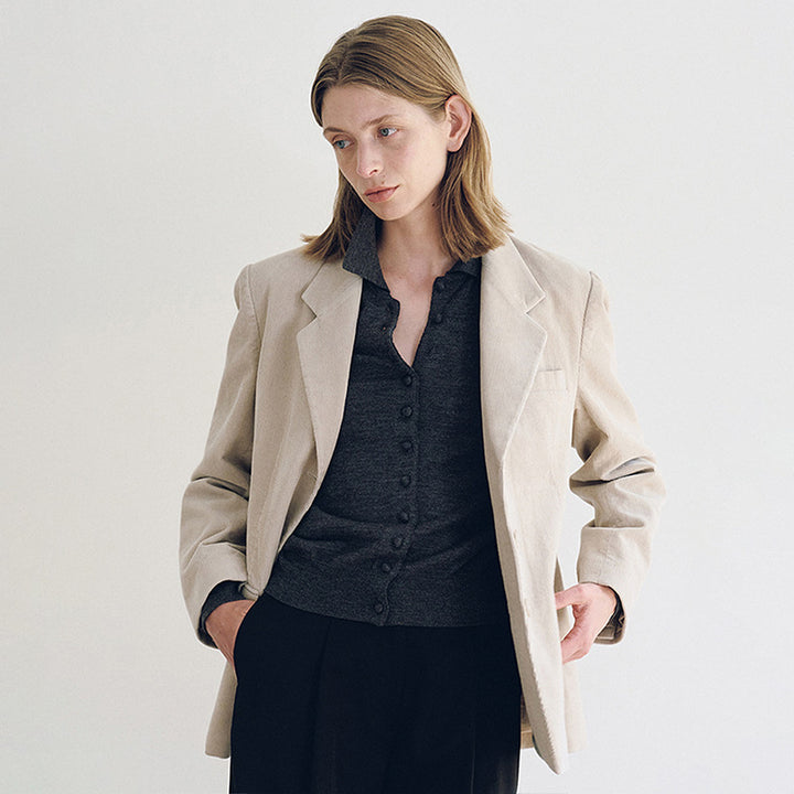 Blazer Chic & Stil Élegant Vintage pour Femmes