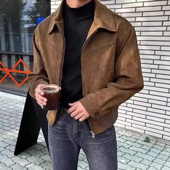 Casual overshirt jacket for men with sturdy zipper and practical pockets Lune London