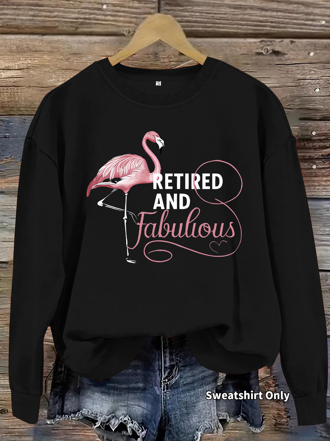 Sweatshirt femme avec motif de flamant rose unique et impression inspirante Chic & Stil