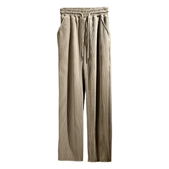 Casual pants for men with elastic waistband and side pockets Lune London