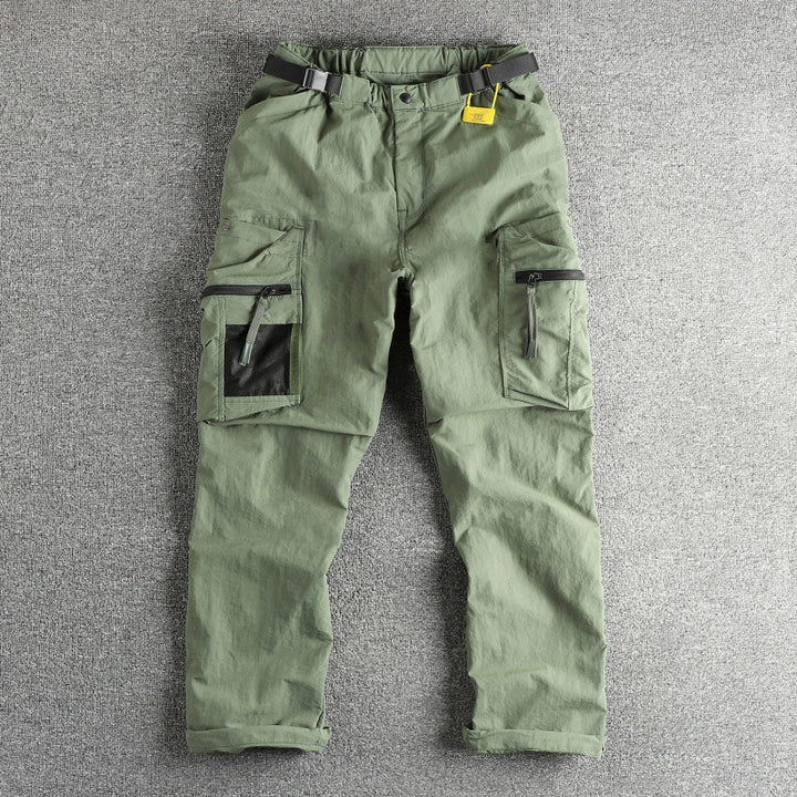 Men's cargo pants with multifunctional pockets and adjustable waist Lune London