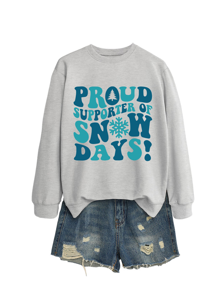 Sweatshirt femme avec imprimé créatif et coupe décontractée Chic & Stil