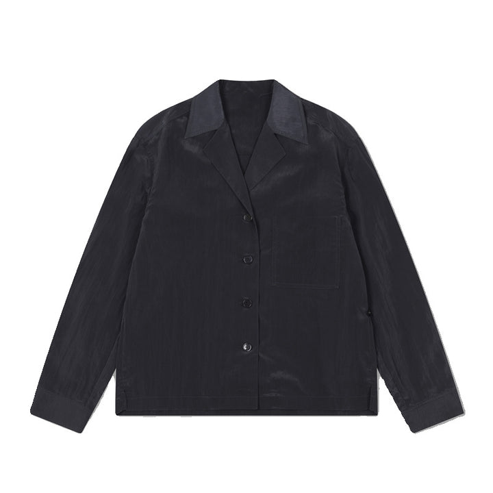 Elegant blouse for women with an innovative wrap design and off-the-shoulder Lune London