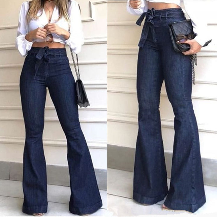 Lune London | Women's Flared Jeans with High Waistband