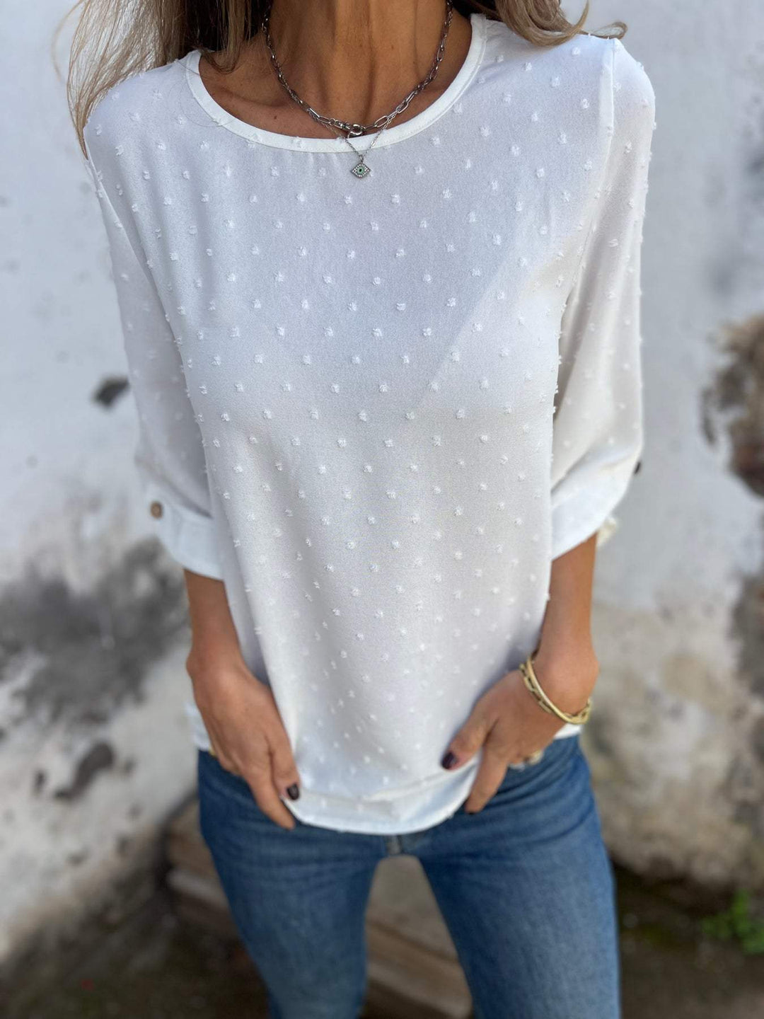 Women Loose Top with Stylish Details Lune London