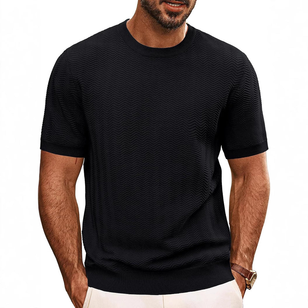 Men's structured crew neck t-shirt Lune London