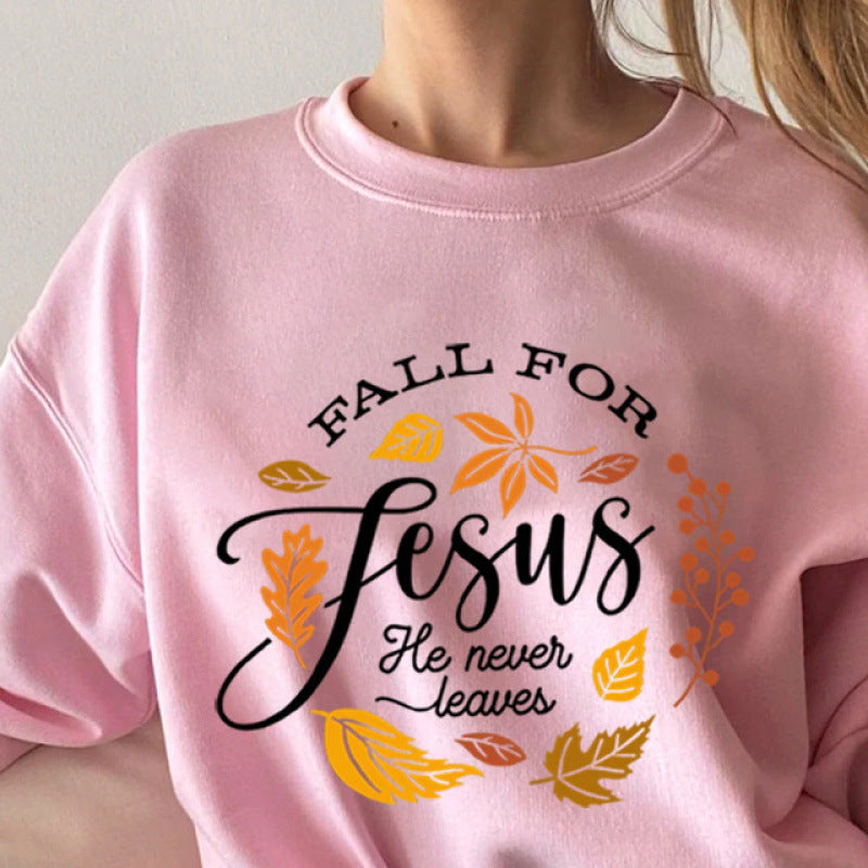 Sweatshirt pour femmes avec un design botanique automnal inspirant et une doublure intérieure agréablement douce Chic & Stil