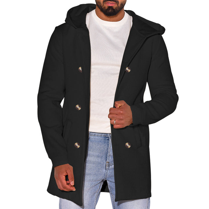 Trendy parka jacket for men with large lapels and practical pockets Lune London