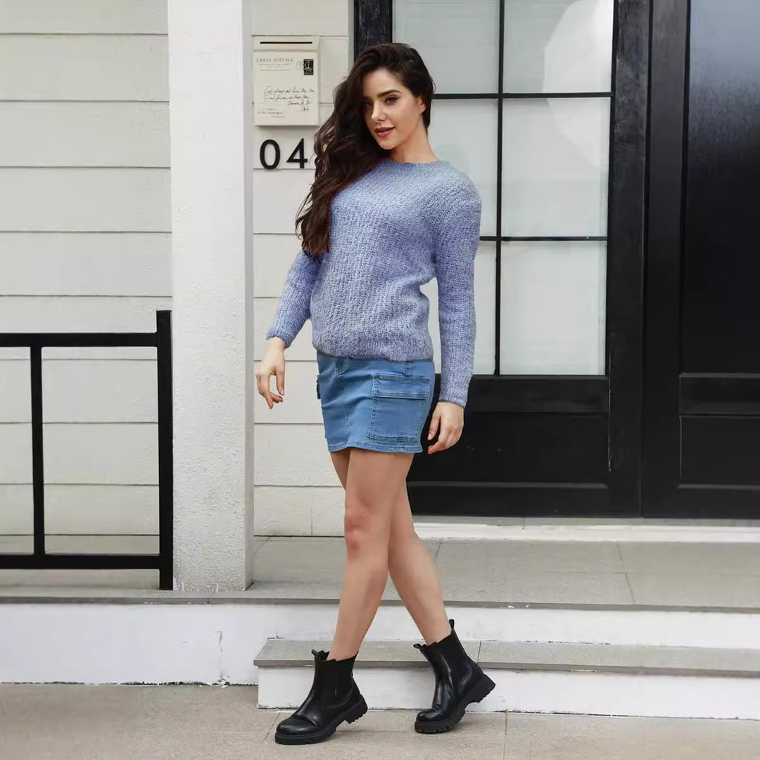 Pull en tricot confortable pour femmes avec coupe moderne Chic & Stil