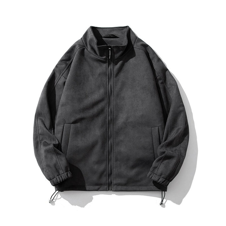 Sports fleece jacket for women with high collar and zippered side pockets Lune London