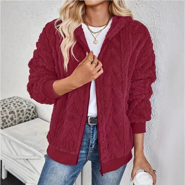 Ladies cozy zip jacket Lune London