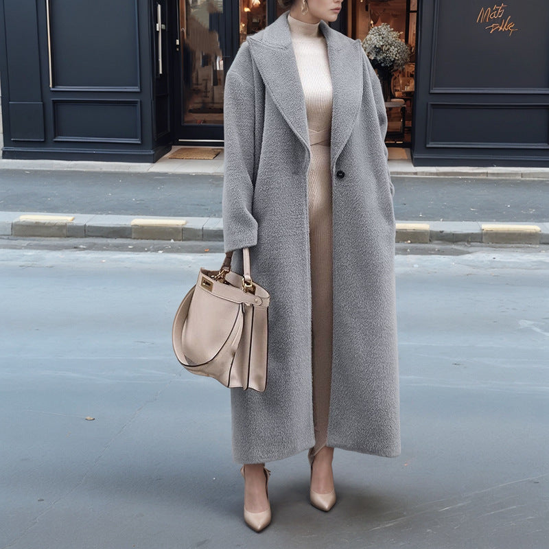 Oversized plush coat for women Lune London
