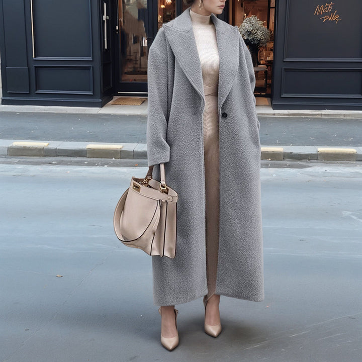 Oversized plush coat for women Lune London