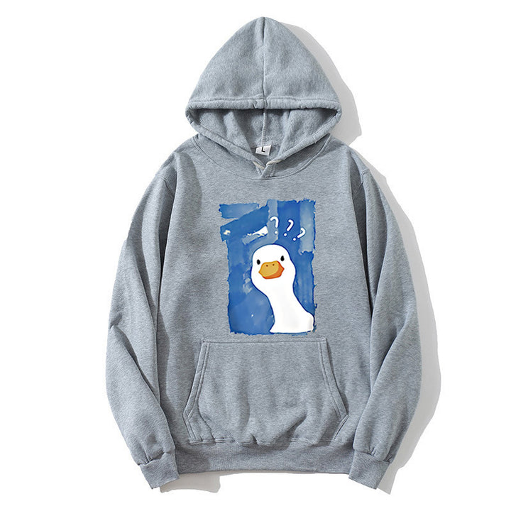 Women's Hoodie with Playful Duck Motif Chic & Stil 1772613013