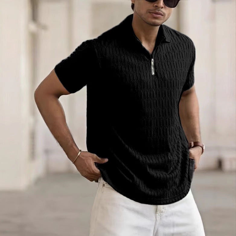 Men's Chic Structured Polo and Style