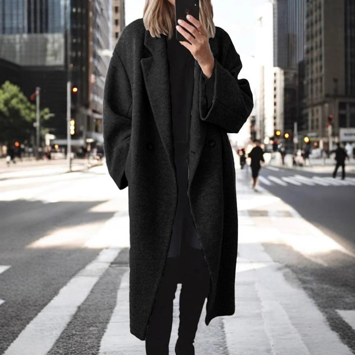Ladies Oversized Chic Wool Coat
