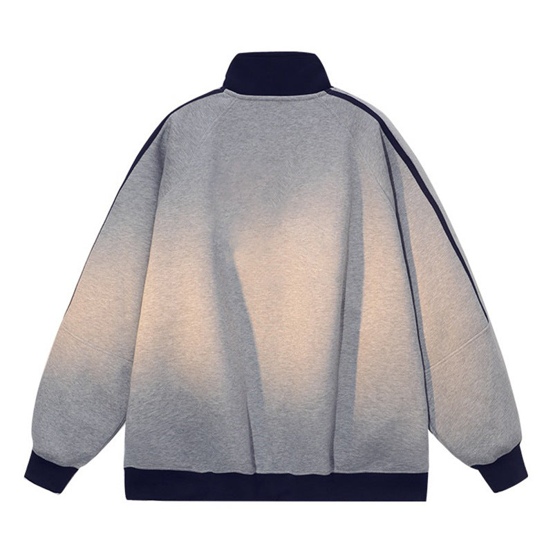 Sporty hooded jacket for women with zipper and raglan sleeves Lune London