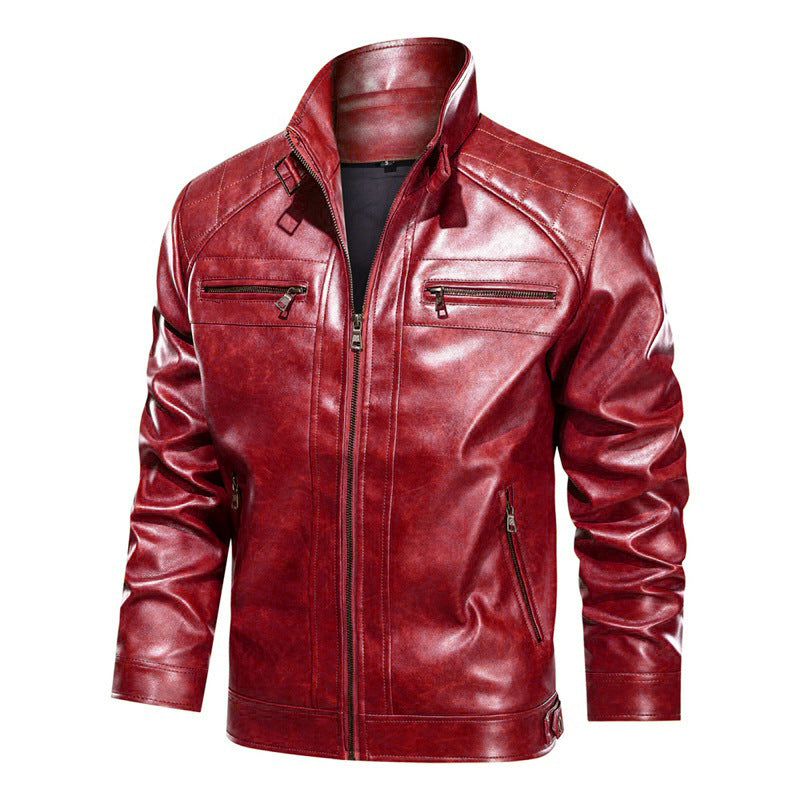 Fashionable men's motorcycle jacket with practical pockets Lune London