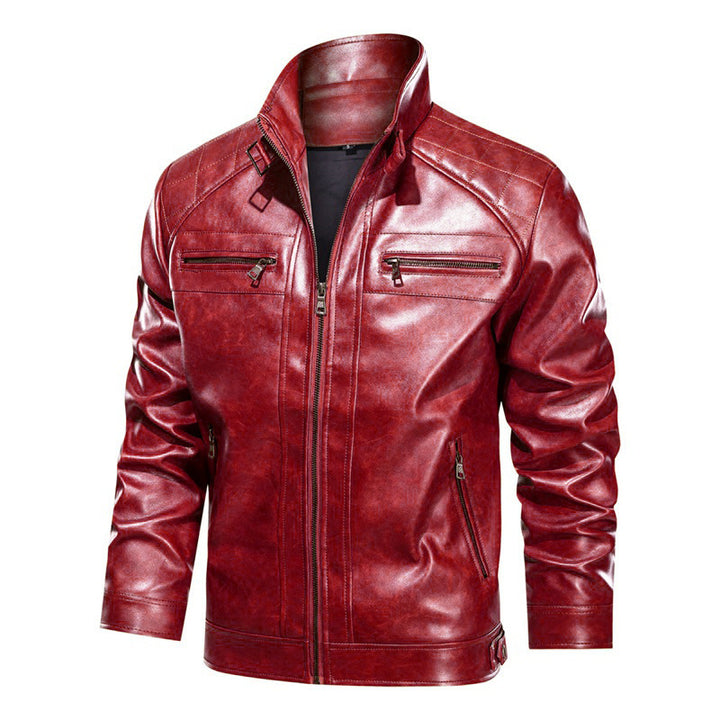 Fashionable men's motorcycle jacket with practical pockets Lune London