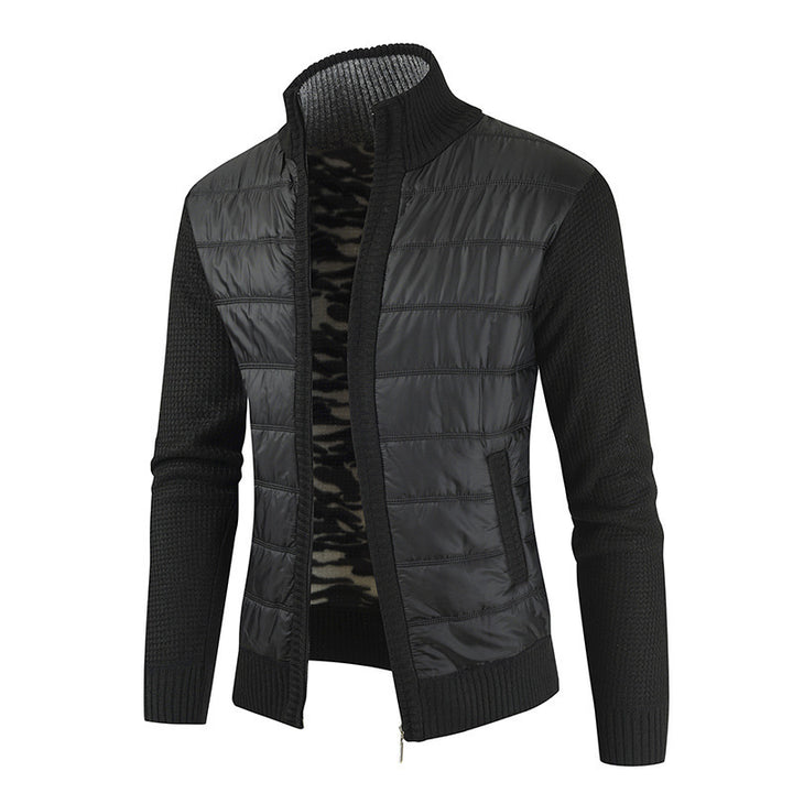 Functional jacket for men with modern high collar and innovative materials Lune London