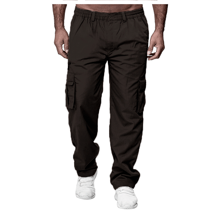 Men's cargo pants with elastic waistband and multifunctional pockets Lune London