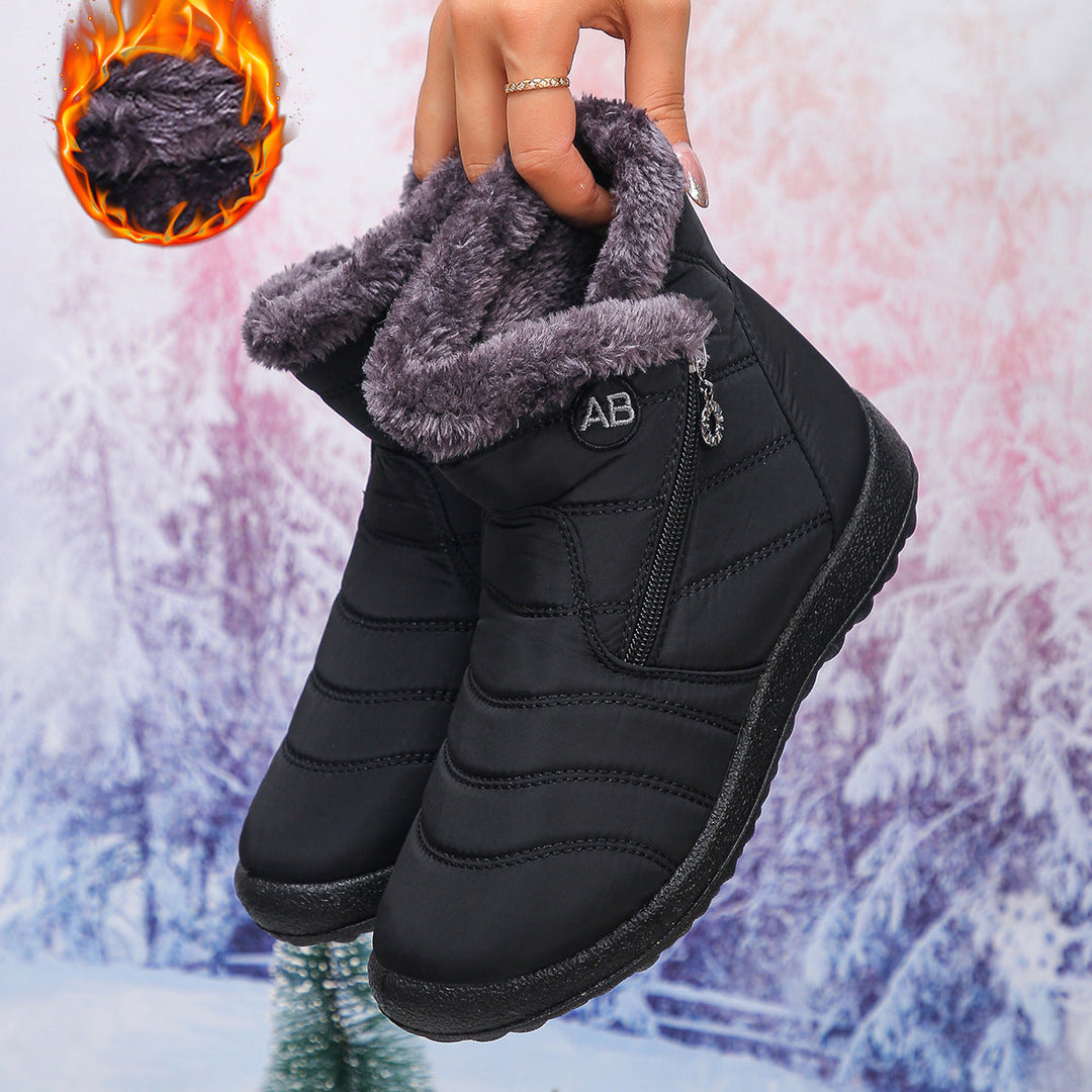 Ladies Thermo Winter Boots with Cozy Inner Lining and Side Zipper Lune London