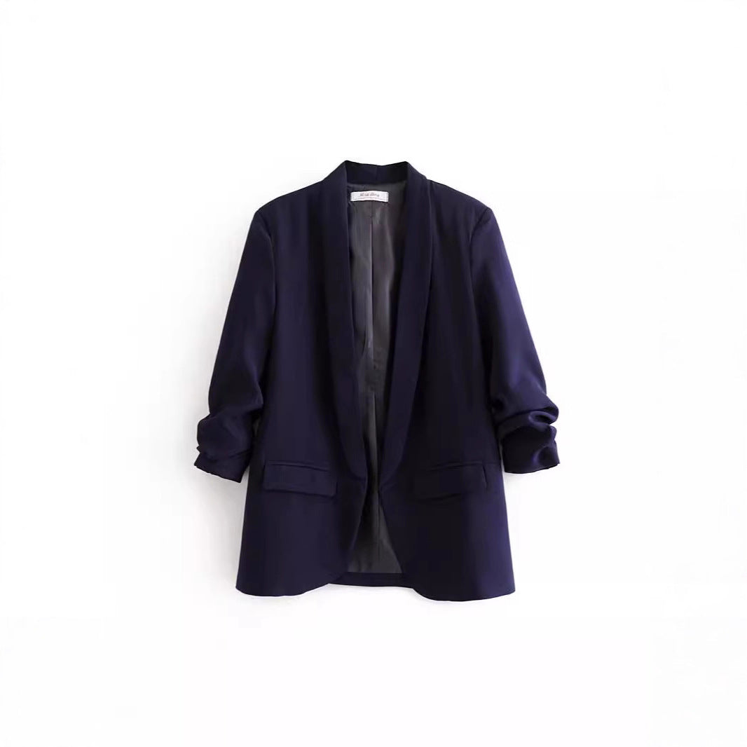Elegant blazer for women with rolled-up sleeves and practical pockets Lune London