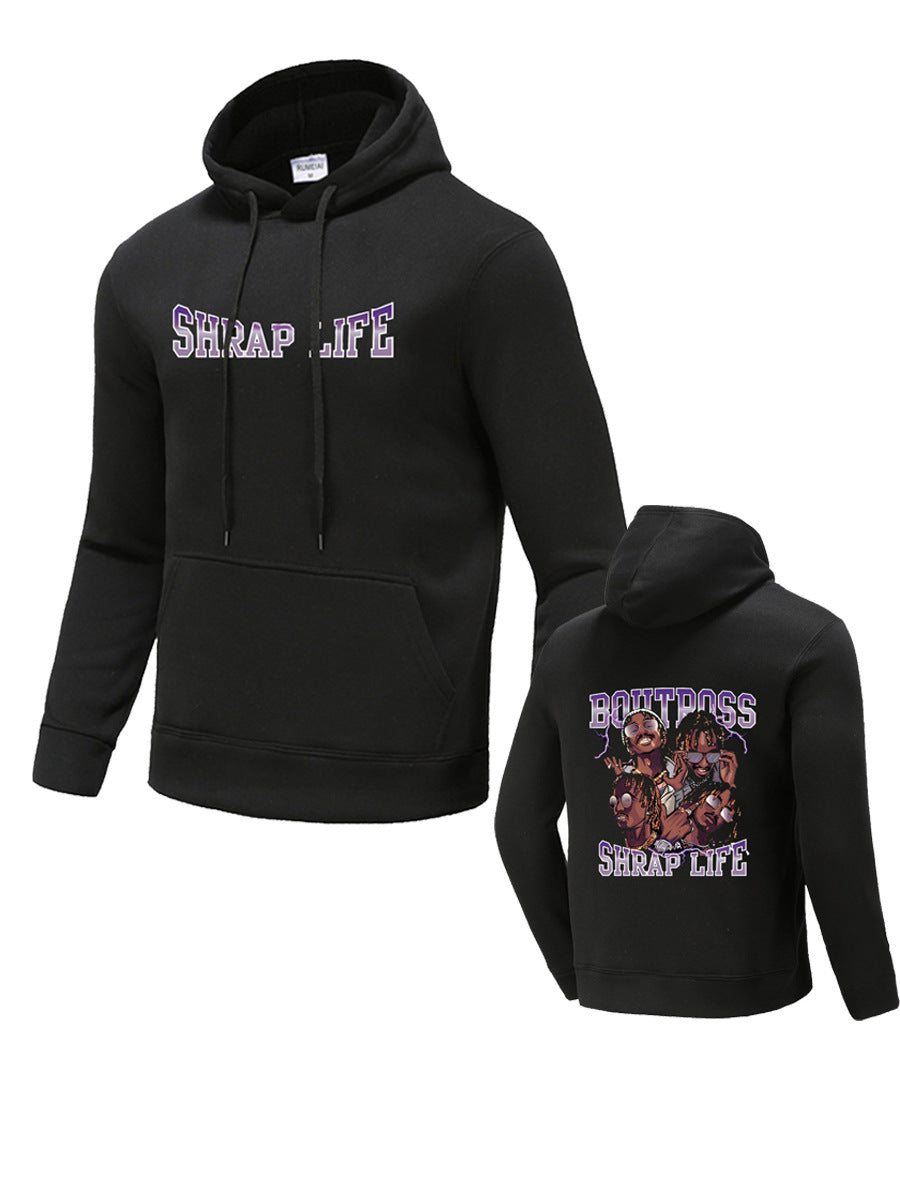 Men's hoodie with creative print design Lune London