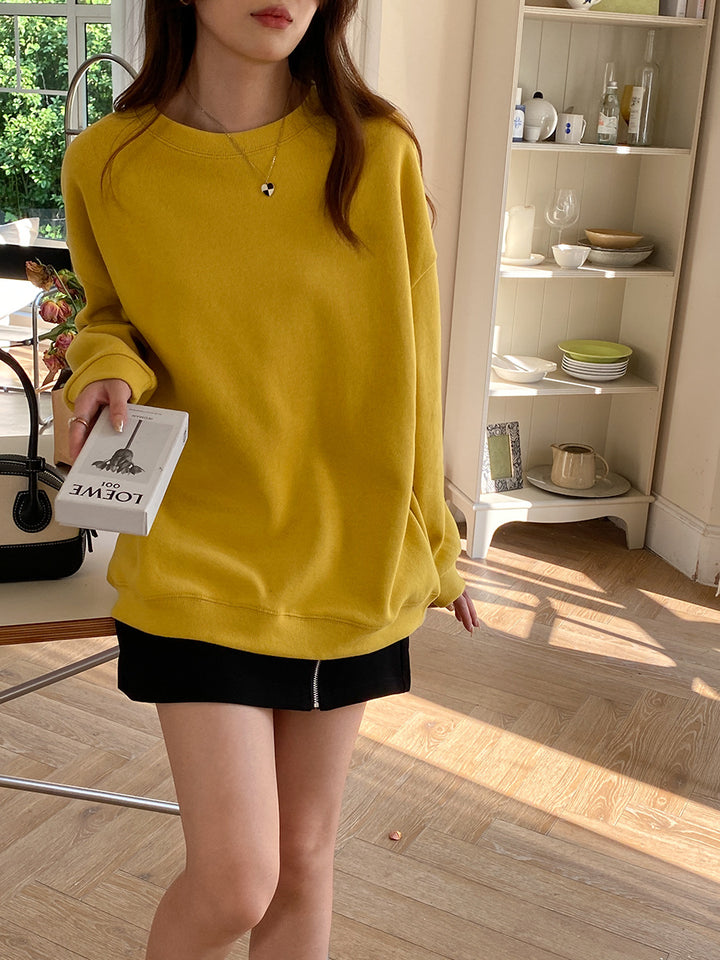 Ladies oversized sweatshirt with raglan sleeves Chic & Stil