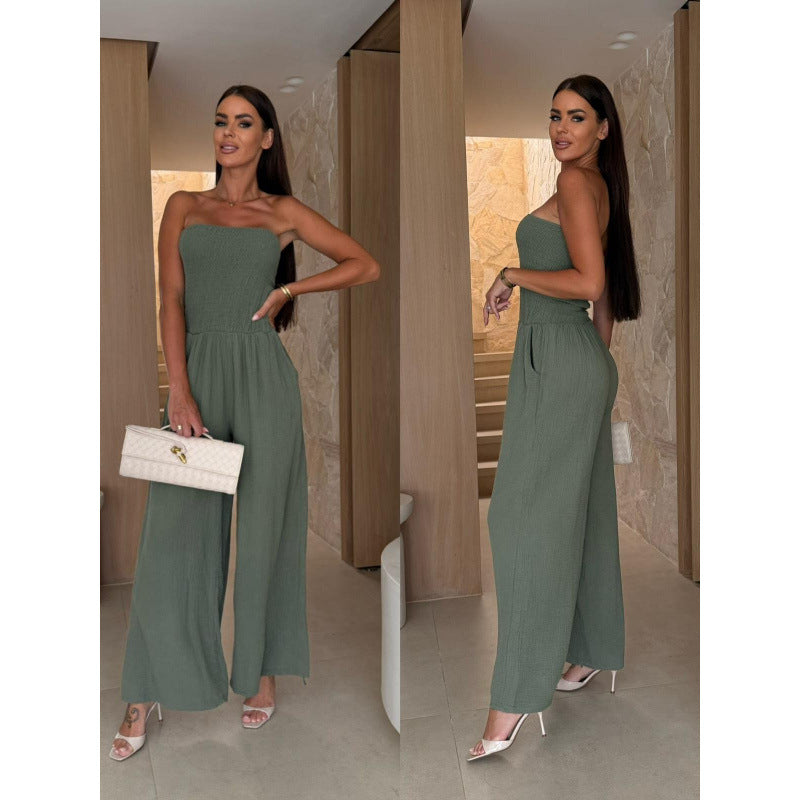 Lune London Flared Strapless Overall