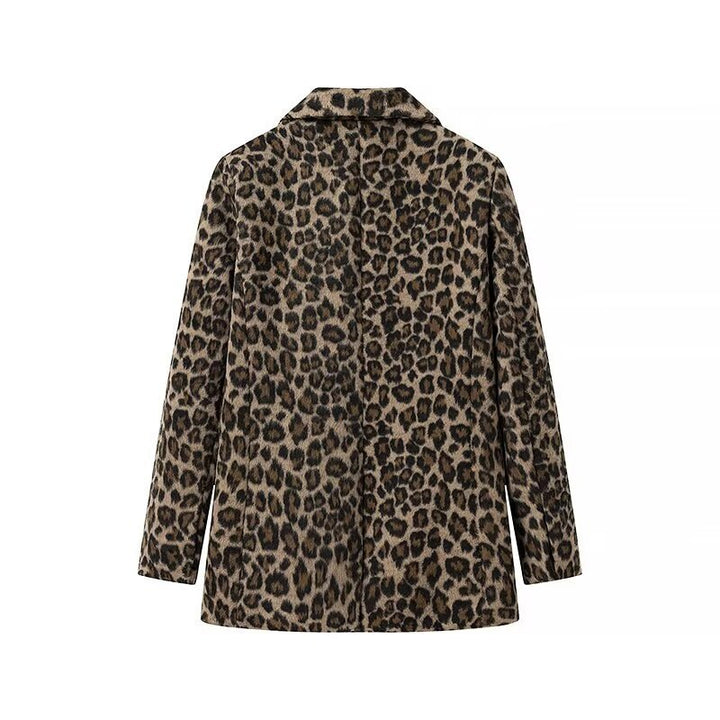 Veste blazer élégante pour dames au motif léopard stylé Chic & Stil
