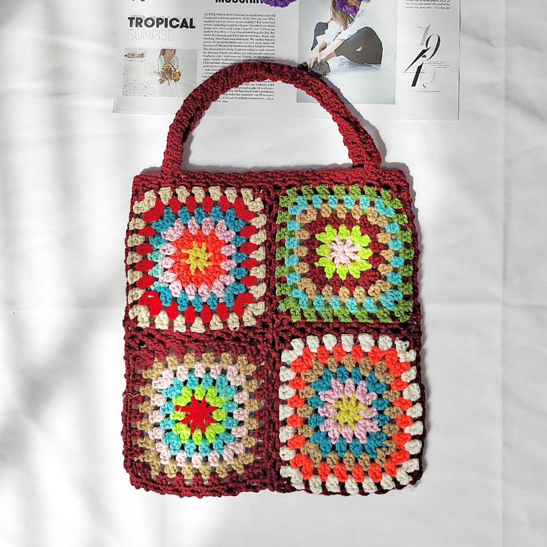 Handmade crochet tote bag for women Lune London