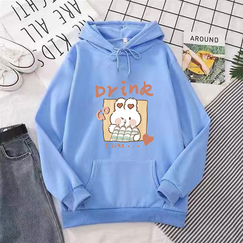 Women's hoodie with cute kitten motif Chic & Stil